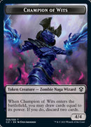 Jeton recto-verso Eldrazi // Champion des Esprits [Jetons Commander 2021]