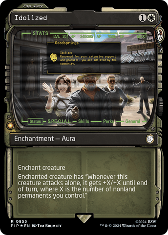 Idolized (Exhibición) (Foil Irrupción) [Fallout]