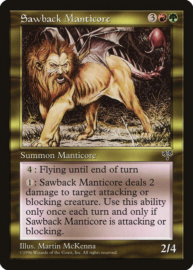 Manticora de lomo serrado [Mirage]