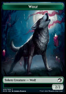 Loup // Bête – Jeton recto-verso (008) [Innistrad : Chasse de minuit Jetons]