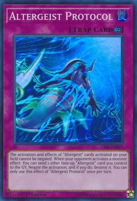 Protocole Altergeist [CIBR-FR071] Super Rare