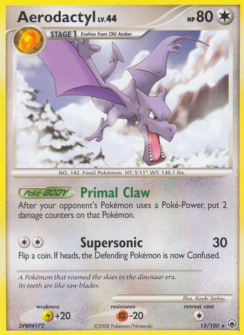 Aerodactyl (15/100) [Diamante & Perla: Amanecer Majestuoso]