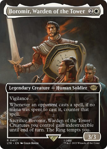 Boromir, Gardien de la Tour (Illustration alternative sans bordure) [Le Seigneur des Anneaux : Contes de la Terre du Milieu]