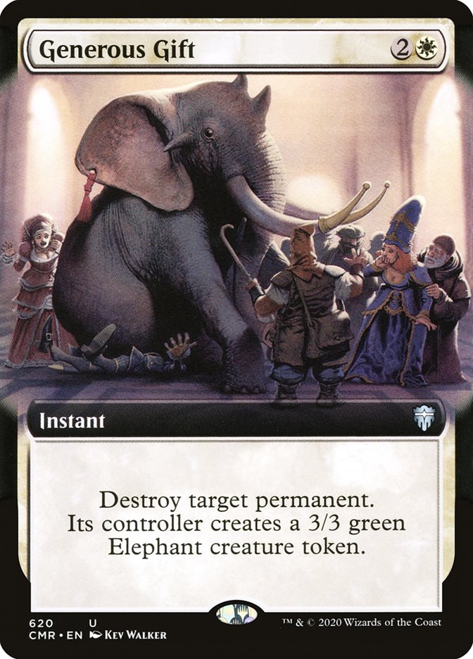 Ofrenda Generosa (Arte Extendido) [Commander Legends]