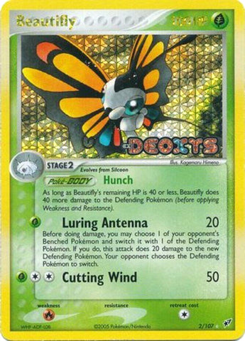 Beautifly (2/107) (Sellado) [EX: Deoxys]