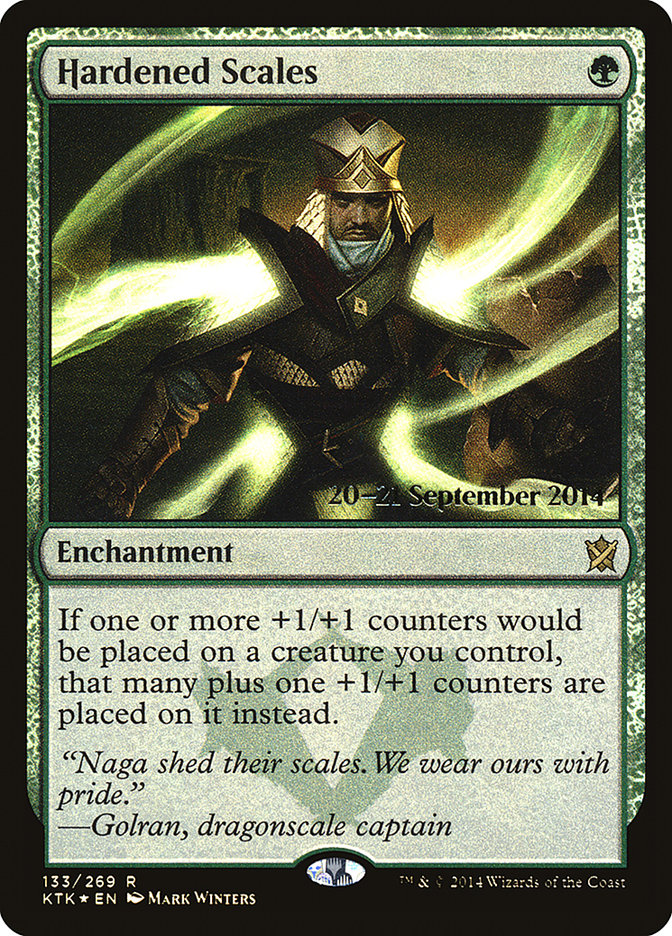 Écailles endurcies [Cartes promos d'avant-première Les Khans de Tarkir]