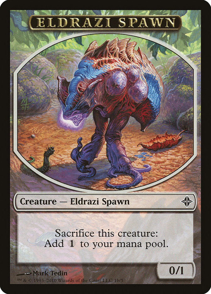 Jeton de rejeton Eldrazi (1b/5) [Tokens Rise of the Eldrazi]