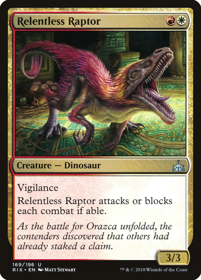 Raptor implacable [Rivalz de Ixalan]