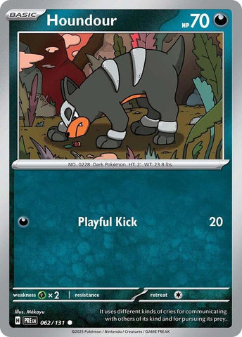 Houndour (062/131) [Escarlata y Púrpura: Evoluciones Prismáticas]