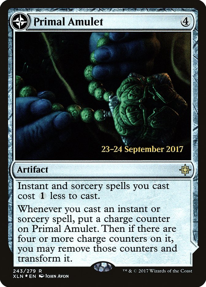 Amulette primordiale // Source primordiale [Prerelease d'Ixalan]