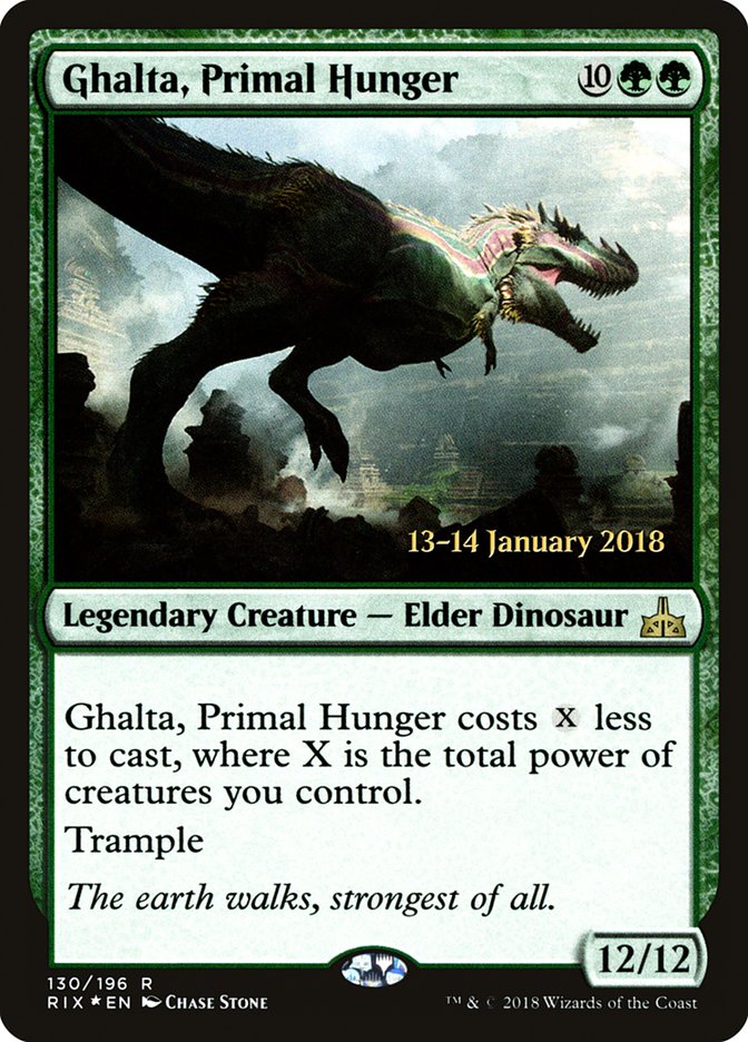 Ghalta, faim primordiale [Promos d'avant-première Les combattants d'Ixalan]