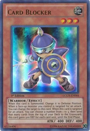 Bloqueador de Cartas [LCGX-SP044] Ultra Rara