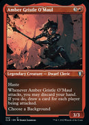 Amber Gristle O'Maul (Gravure à l'acide) [Commander Legends: Battle for Baldur's Gate]