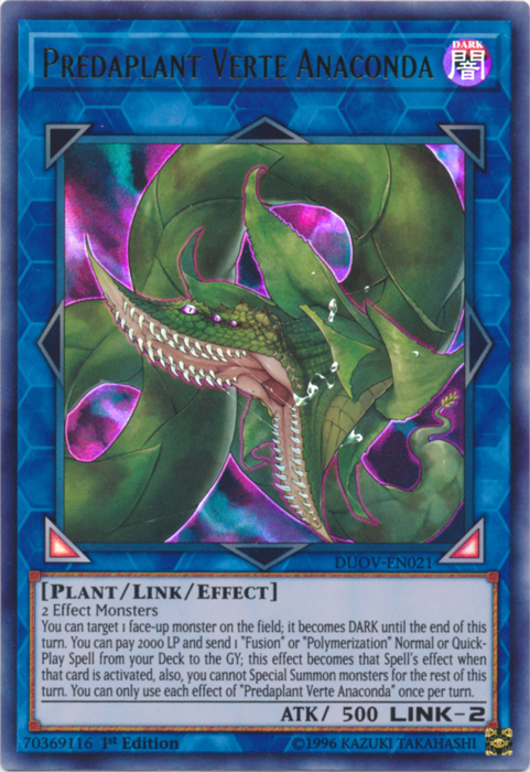 Predaplanta Anaconda Verte [DUOV-EN021] Ultra Rara