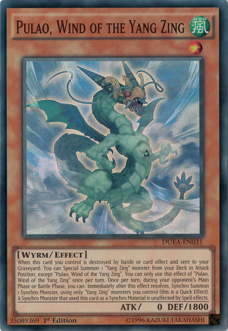 Pulao, Vent des Yang Zing [DUEA-FR031] Super Rare