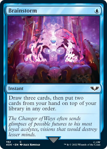 Tormenta de ideas (surge foil) [Warhammer 40,000]