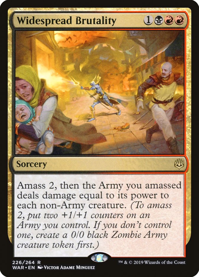 Brutalité généralisée [La Guerre des Planeswalkers]