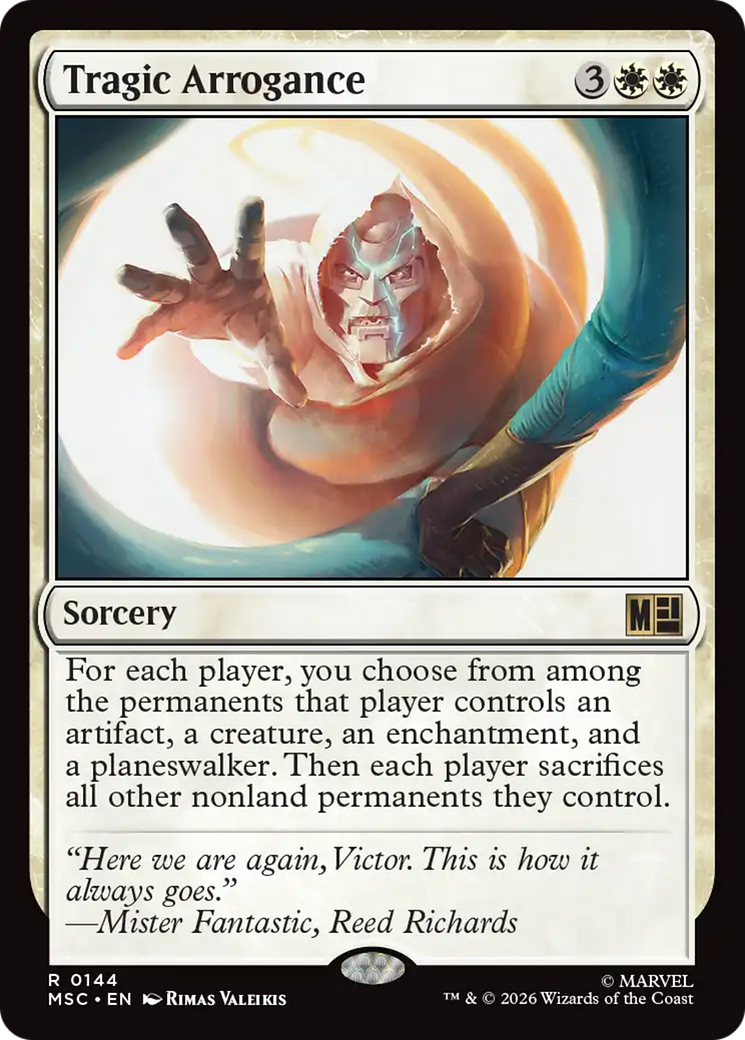 Arrogancia trágica (Surge Foil) [Marvel Super Heroes Commander]