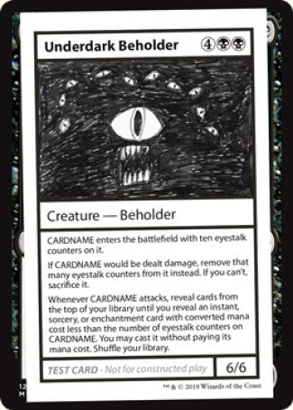 Beholder des profondeurs (édition 2021) [Cartes de test de booster mystère]