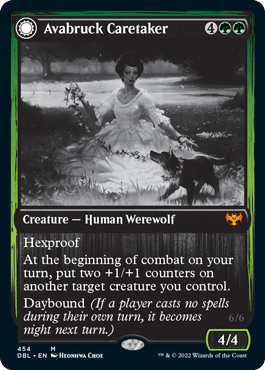 Garde d'Avabruck // Chasseur de Souterre-geôle [Innistrad: Double Feature]