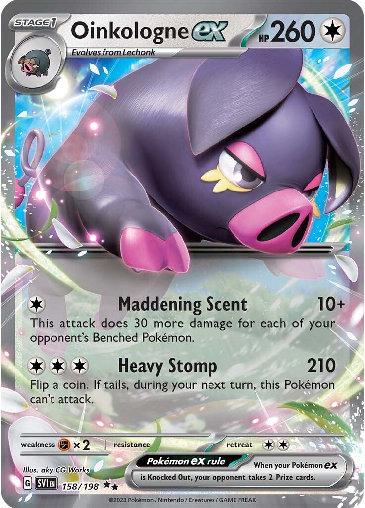 Oinkologne ex (158/198) [Escarlata y Púrpura: Set Base]