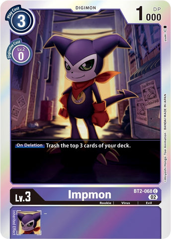 Impmon [BT2-068] (Illustration alternative) [Deck de Démarrage : Set de Deck Avancé Beelzemon]