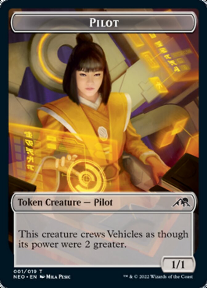 Jeton Pilote [Kamigawa : La Dynastie Néon Jetons]