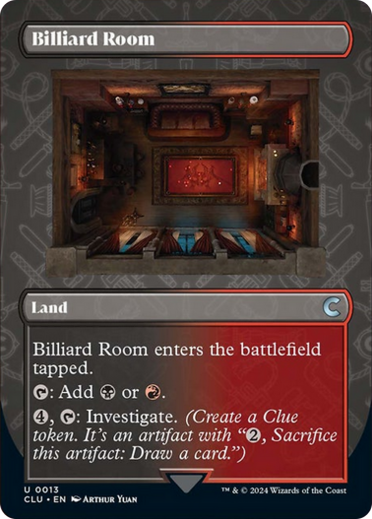 Salle de billard (Sans bordure) [Ravnica : édition Cluedo]