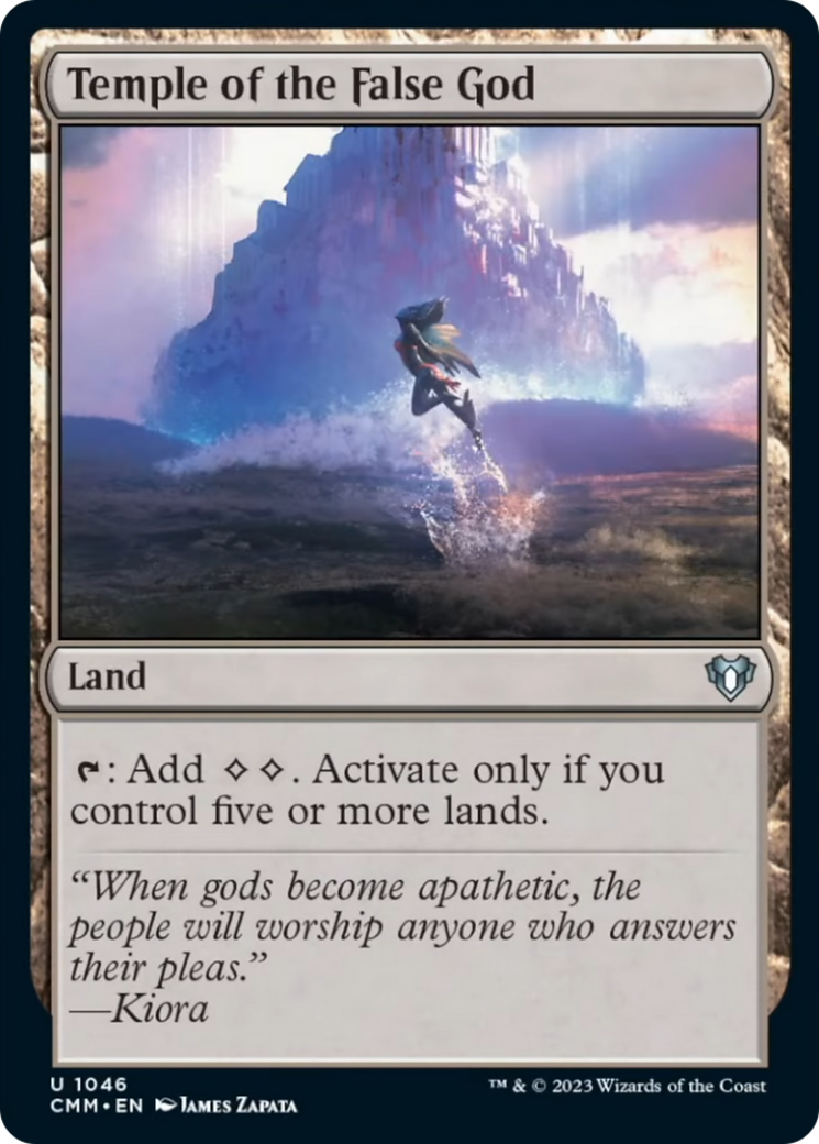 Temple du faux dieu [Commander Masters]