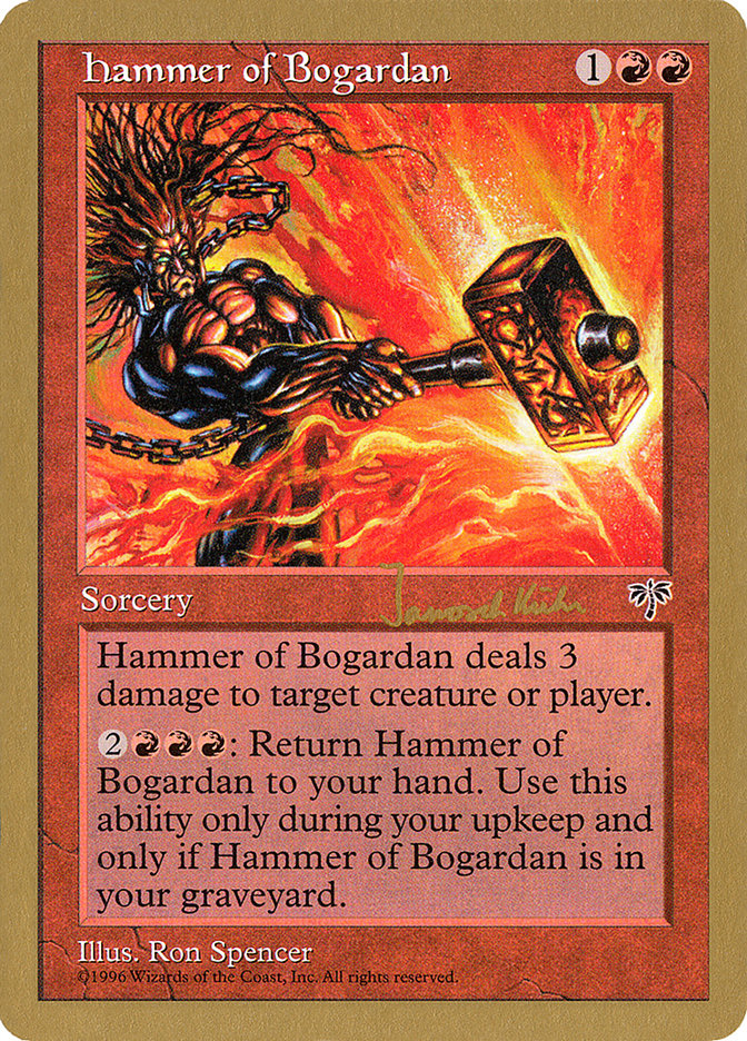 Marteau de Bogardan (Janosch Kuhn) [Decks des Championnats du Monde 1997]