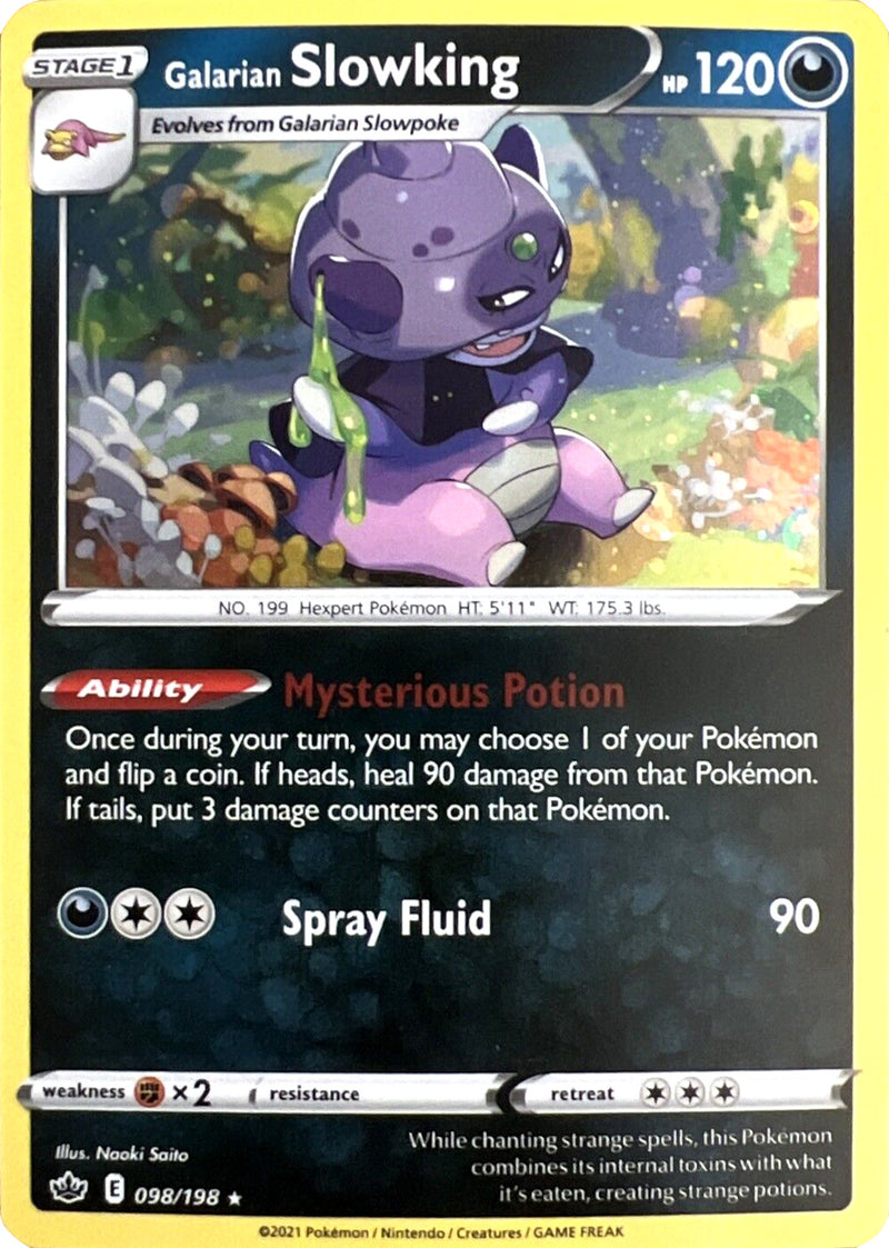 Slowking de Galar (098/198) (Holográfica Cosmos) [Espada y Escudo: Reinado Escalofriante]