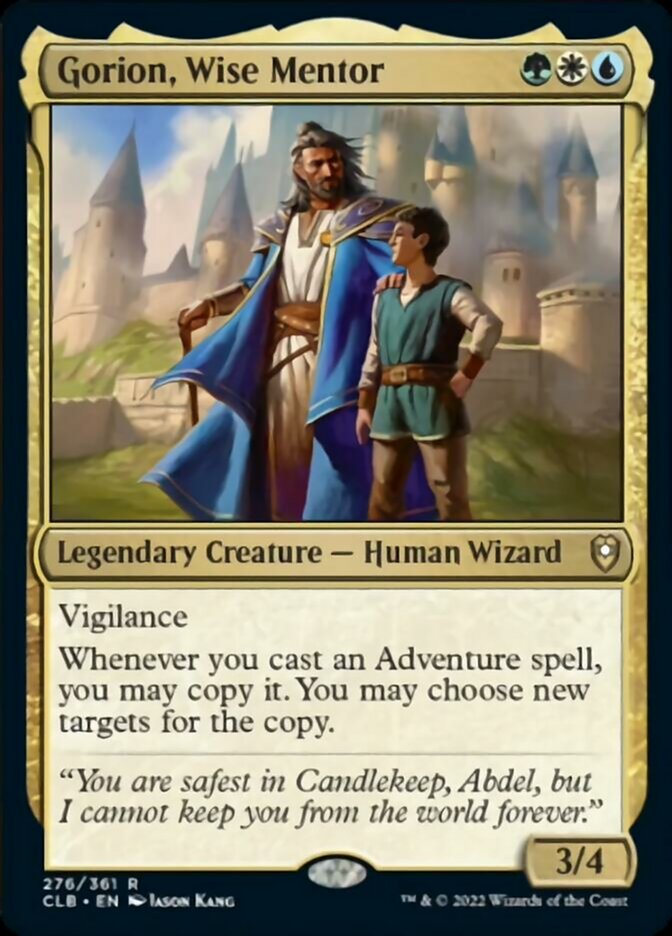 Gorion, sage mentor [Commander Legends: Battle for Baldur's Gate]