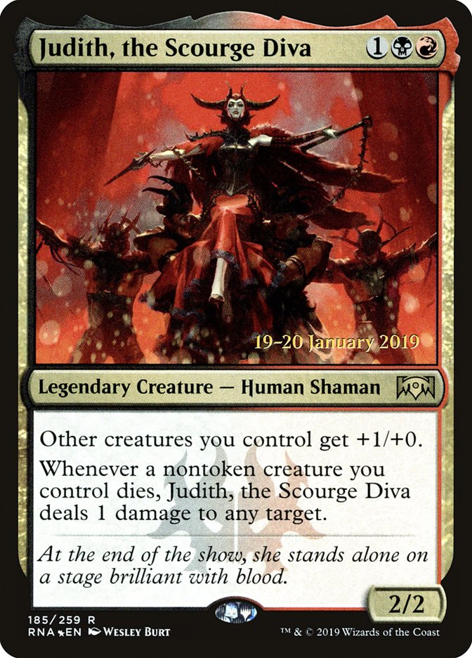 Judith, la Diva Fléau [Promos d'avant-première de l'Allégeance de Ravnica]