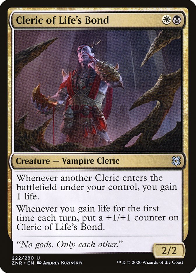 Clerc du lien vital [Zendikar Rising]