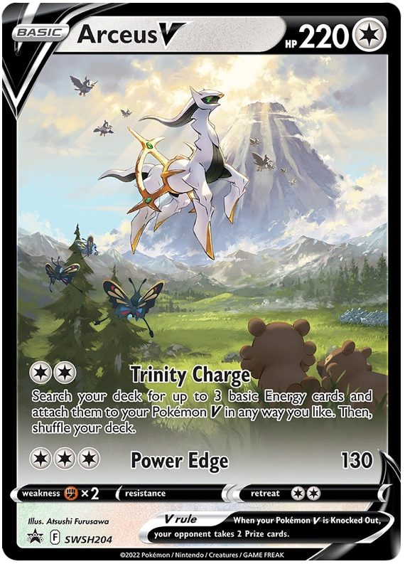Arceus V (SWSH204) [Espada y Escudo: Promos Black Star]