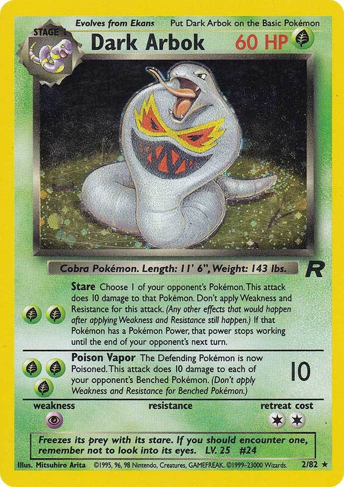 Arbok Obscur (2/82) [Team Rocket Unlimited]