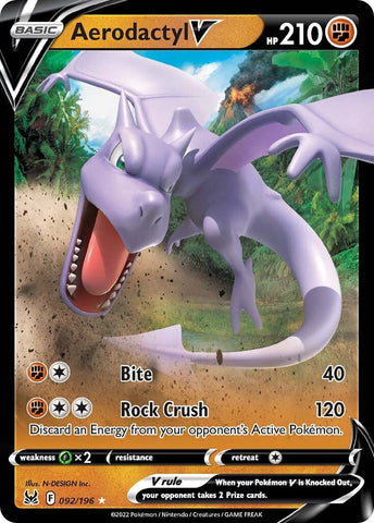 Aerodactyl V (092/196) [Espada y Escudo: Origen Perdido]