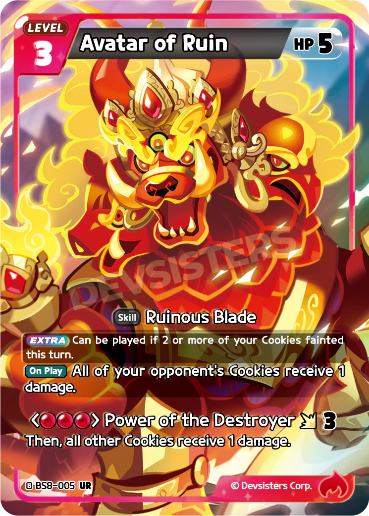 Image for Avatar of Ruin (BS8-005) (BS8) - CookieRun: Braverse TCG