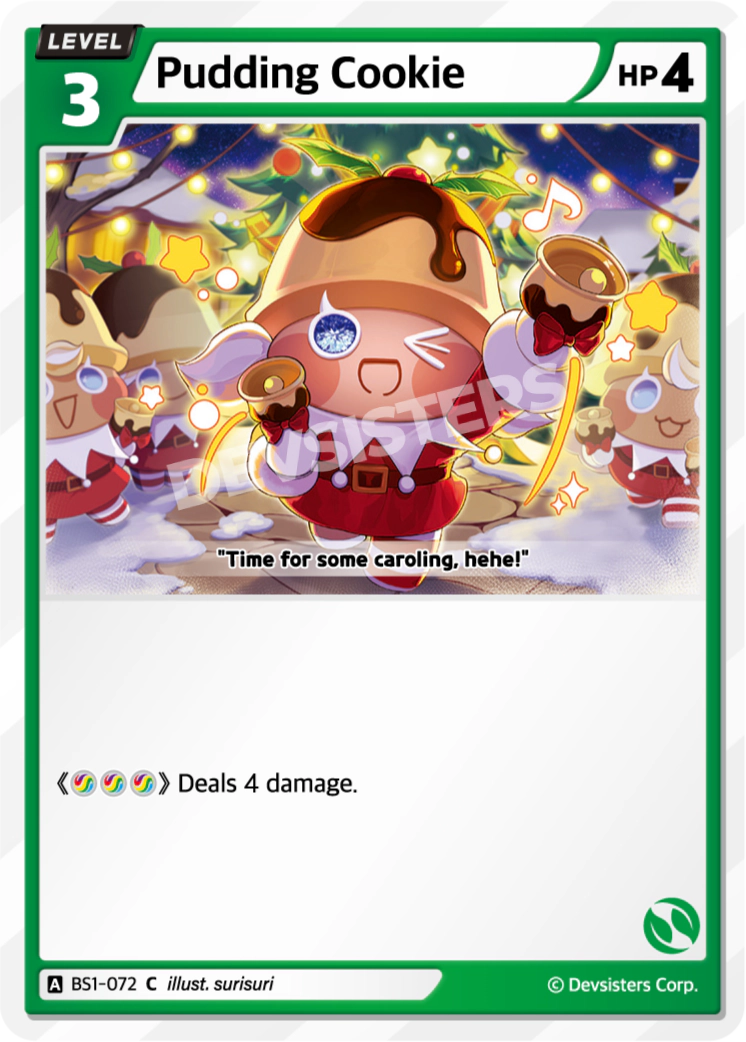 Image for Pudding Cookie (BS1-072) (BS1) - CookieRun: Braverse TCG