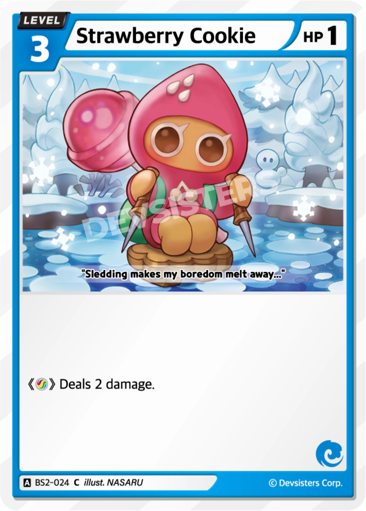 Image for Strawberry Cookie (BS2-024) (BS2) - CookieRun: Braverse TCG