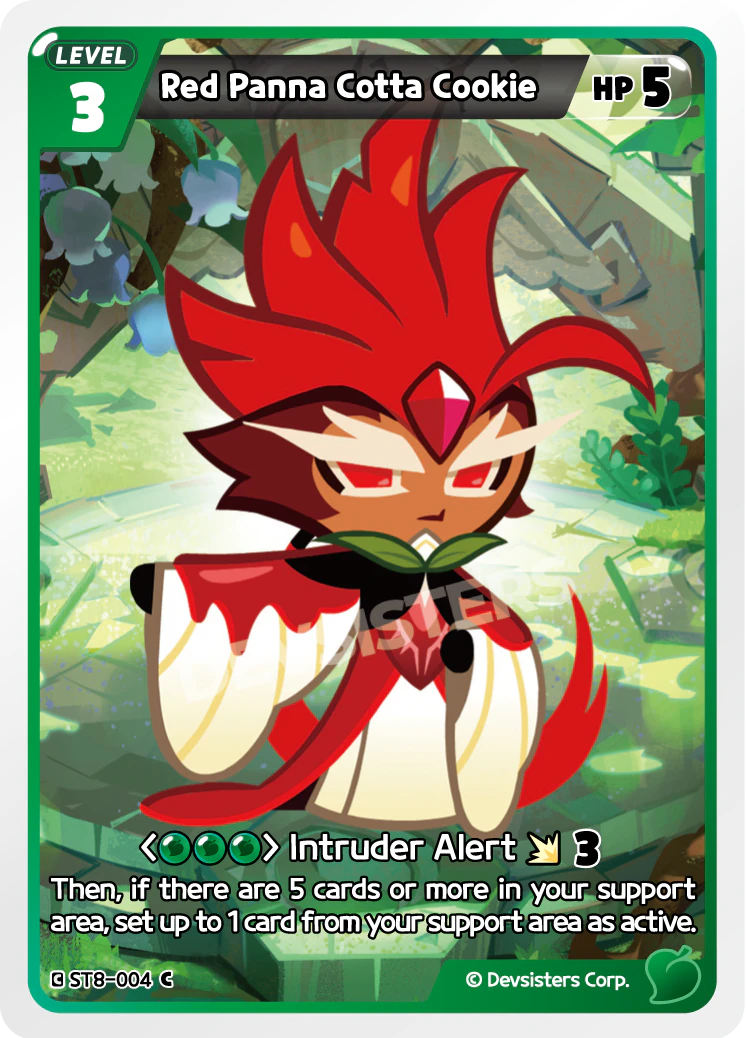 Image for Red Panna Cotta Cookie (ST8-004) (ST8) - CookieRun: Braverse TCG