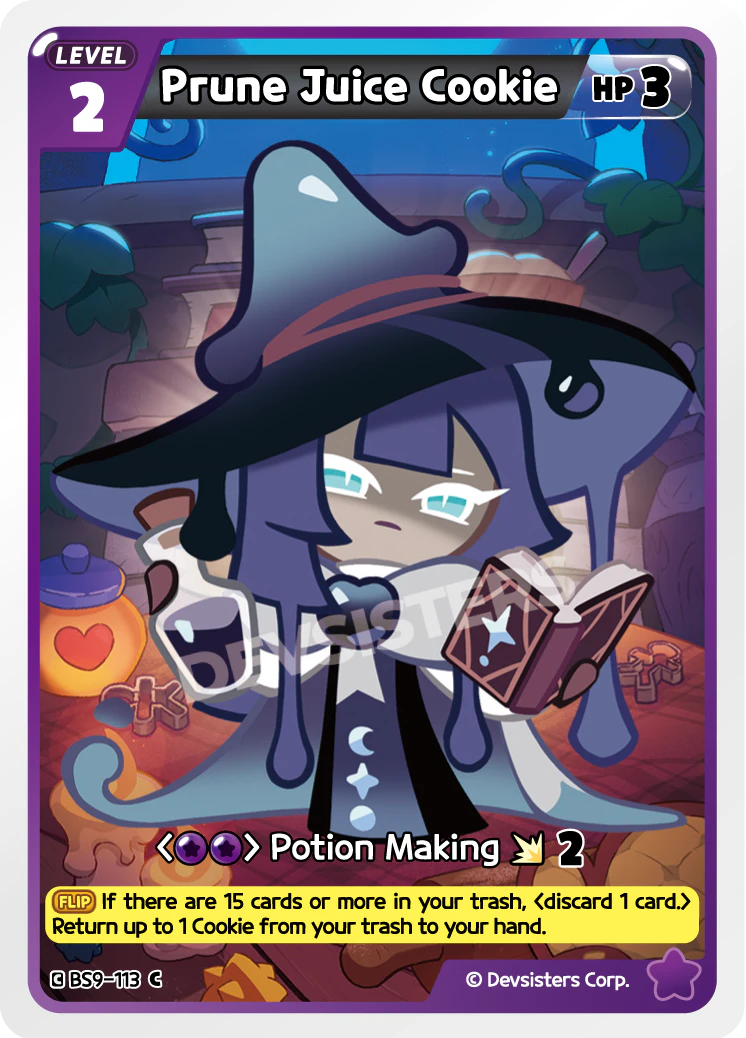 Image for Prune Juice Cookie (BS9-113) (BS9) - CookieRun: Braverse TCG