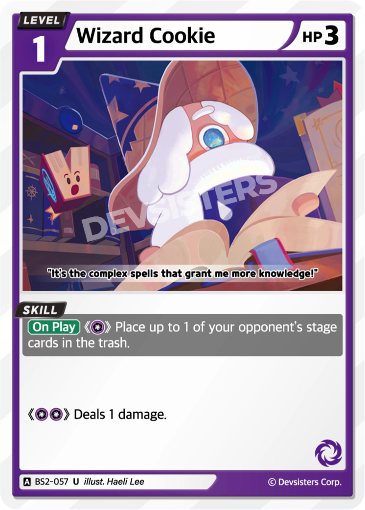 Image for Wizard Cookie (BS2-057) (BS2) - CookieRun: Braverse TCG