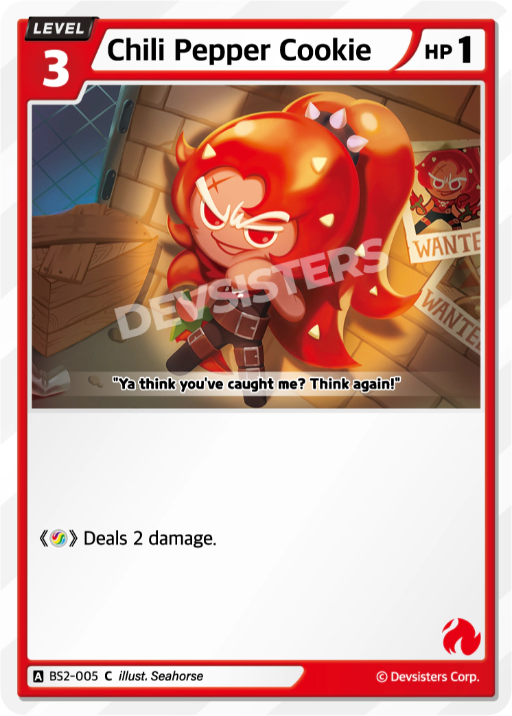 Image for Chili Pepper Cookie (BS2-005) (BS2) - CookieRun: Braverse TCG