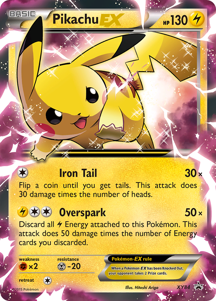 Pikachu EX (XY84) [XY : Promos Étoiles Noires]