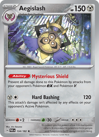 Aegislash (134/182) [Escarlata y Púrpura: Paradoja Futura]