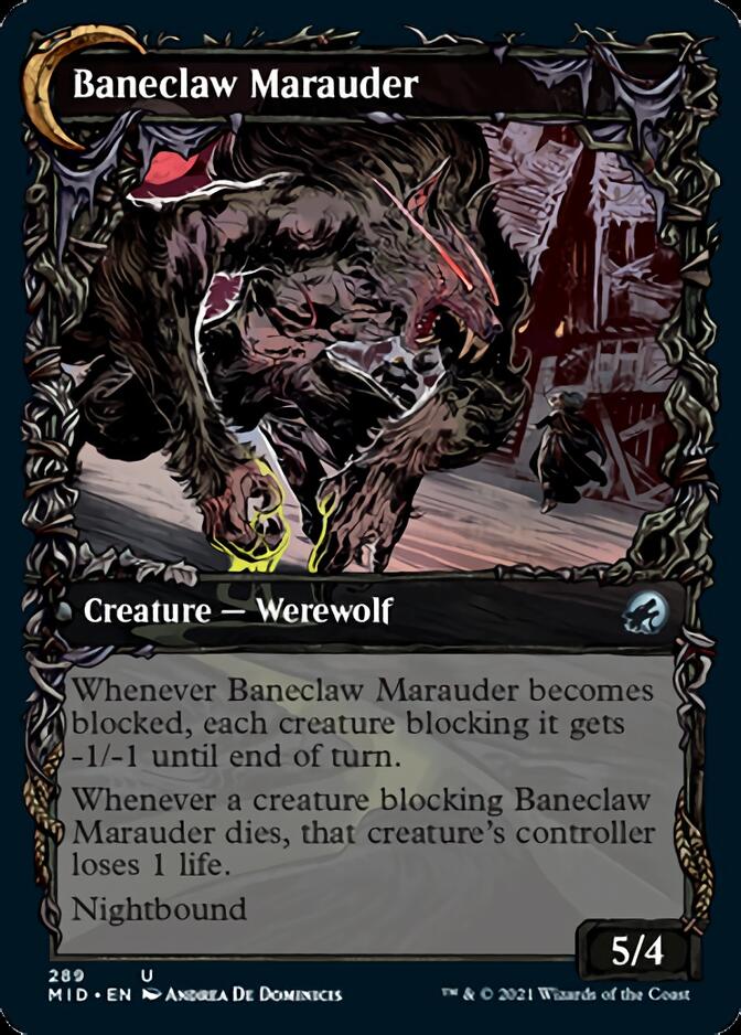 Scélérat des Baneblade // Maraudeur griffe-de-terreur (Extension Equinox) [Innistrad: Chasse de minuit]