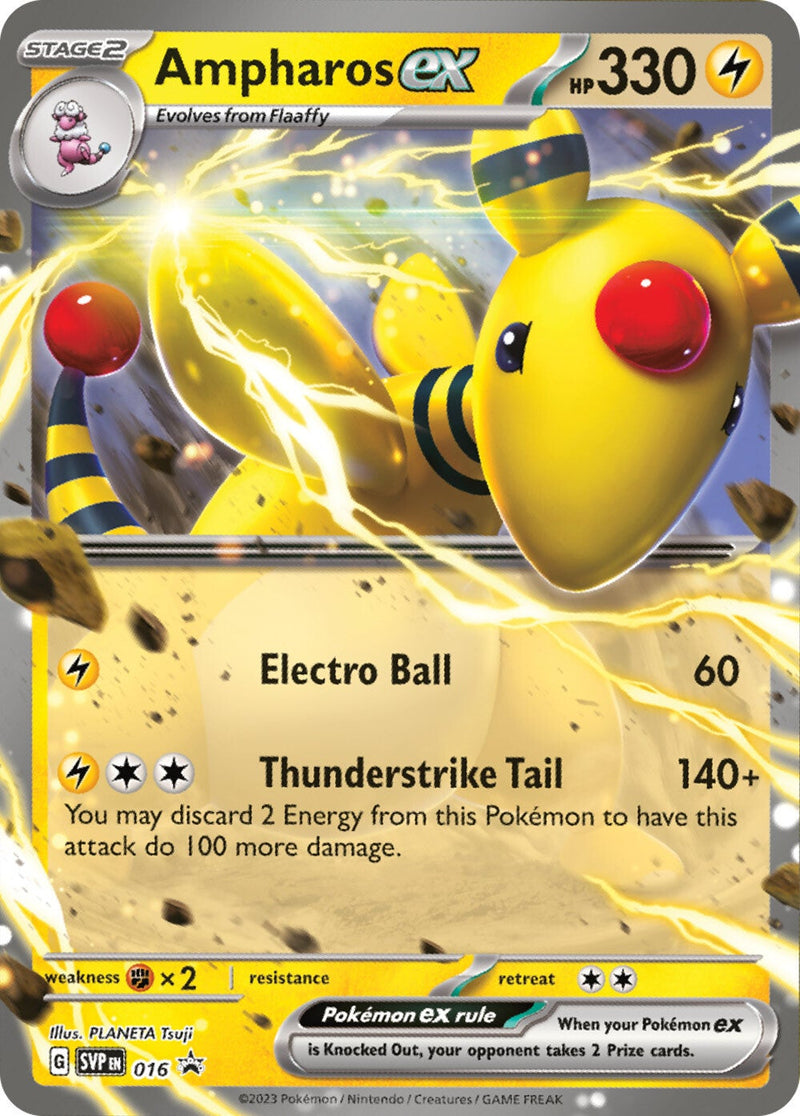 Ampharos ex (016) [Escarlata y Púrpura: Black Star Promos]