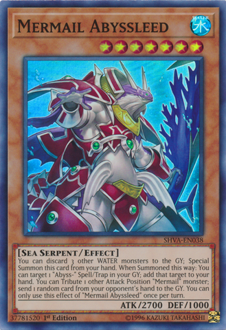 Mermail Abyssal [SHVA-EN038] Super Rara
