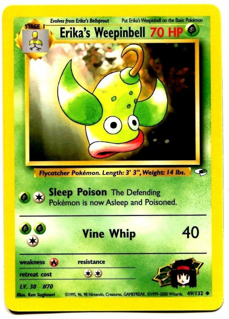 Weepinbell d'Erika (49/132) [Gym Heroes Unlimited]